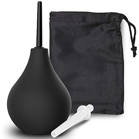O³ Pera Lavativa 225 ml - Enema Bulbo De Silicona Medica - Con 2 Canulas y Bolsa De Transporte - Pera Lavativa Para Limpieza De Colon - Enema Kit Contra Estreñimiento Cover