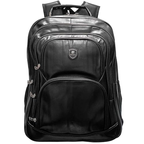 Mochila Reforçada Executiva Notebook Escola Faculdade Trabalho Viagens Masculino Feminino Impermeavel Grande Couro 50L Casual Unissex