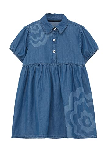 s.Oliver Girl's 2127783 Kleid, kurz, Blue, 122