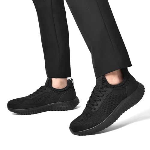 Bruno Marc Men's Non Slip Work Shoes,Black,9 - image 9