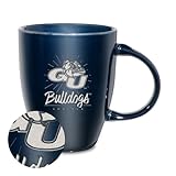 Rico Industries NCAA Gonzaga Bulldogs - Zags Sunburst 18oz Laser Engraved Ceramic Lustre Mug