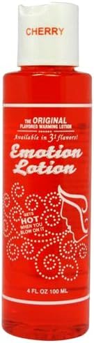 Emotion Lotion Cherry, 4-Ounce Bottle (Pack of 3)