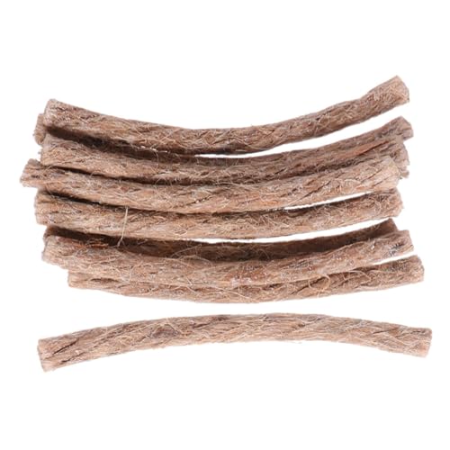 Toyvian 10stücke Pack Gewachste Juteschnüre Bienenwachsseil-feueranzünder Zum Freiluftfeuermachen Für Camping Grillen Und Wandern Leicht Und Handlich Für Notfälle