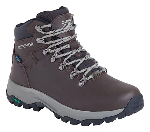 Karrimor Women's Mendip 4 CH weathertite waterproof leather walking boot Brown UK 5