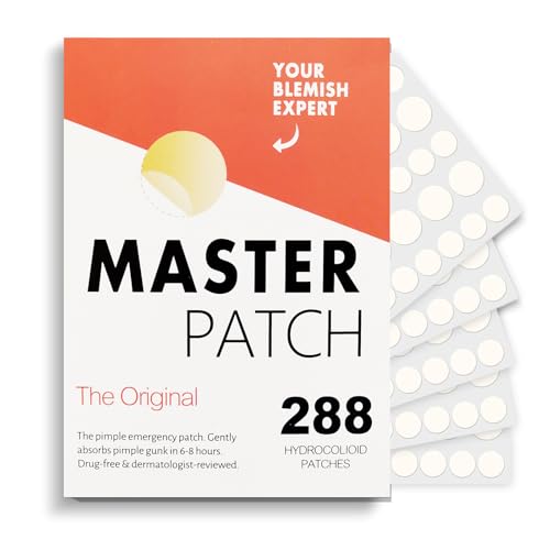 Pimple Patches for Face, 288 Hydrocolloid Acne Patches, Cute Round