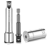 Universal Socket, 3Pcs Multi-Function 1/4