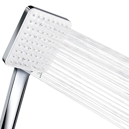 Detachable Shower Head High Pressure, Modern Square Handheld Shower