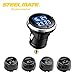 Produktbild Steelmate EBAT ET-710AE TPMS Reifendruckkontrollsystem mit 4 Sensoren Wireless TPMS LCD Display Alarmfunktion Temperatur Anzeige für Auto