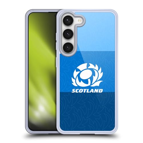 Carcasa Samsung S23 5G de gel flexible resistente a arañazos con diseño Scotland Rugby