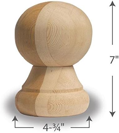 Cannonball Finial 6"