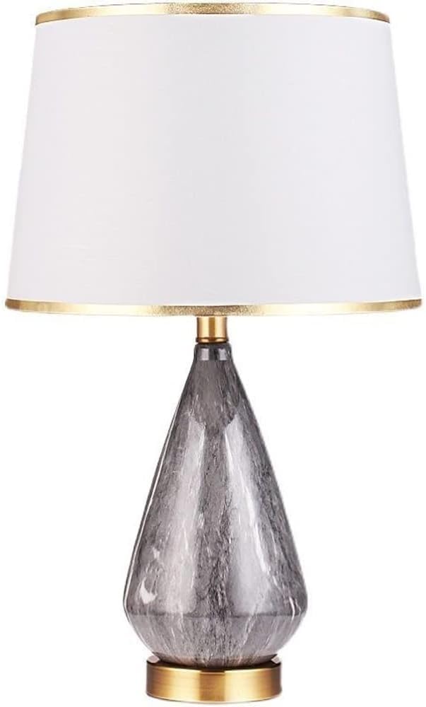 DFAEEKIYO Desk lamp Table Lamps Amen Marble Bedroom Bedside Lamp Large Oriental Ceramics for Study and Living Room