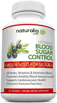 Naturalia Labs - Blood Sugar Support Supplements - Promotes Healthy Blood Glucose Levels - Supports Cardiovascular Health – with Vitamin C, Magnesium, Alpha Lipoic Acid, Zinc, Cinnamon, Licorice Root