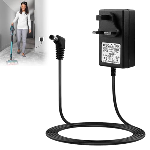 28.8V Charger for Shark Hoover, XPJBKC Charger Replacement for Shark Vacuum, Battery Charger for Shark Cordless Vacuum IR101 ION F80 X40 IR100 IR200 IR141 XBAT200 etc, Power Adapter Cable Length 2M