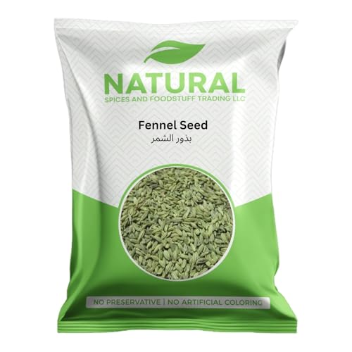 Natural Fennel Seeds (Saunf) 500g | Premium Whole Fennel Seed for Cooking & Mouth Freshener | Fresh Aromatic Hygienic No Preservatives Non-GMO
