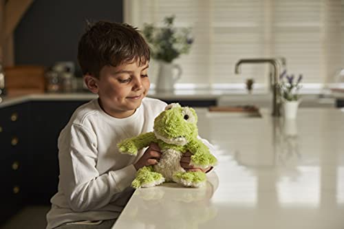 Warmies Peluche riscaldabile, rana, verde, medio