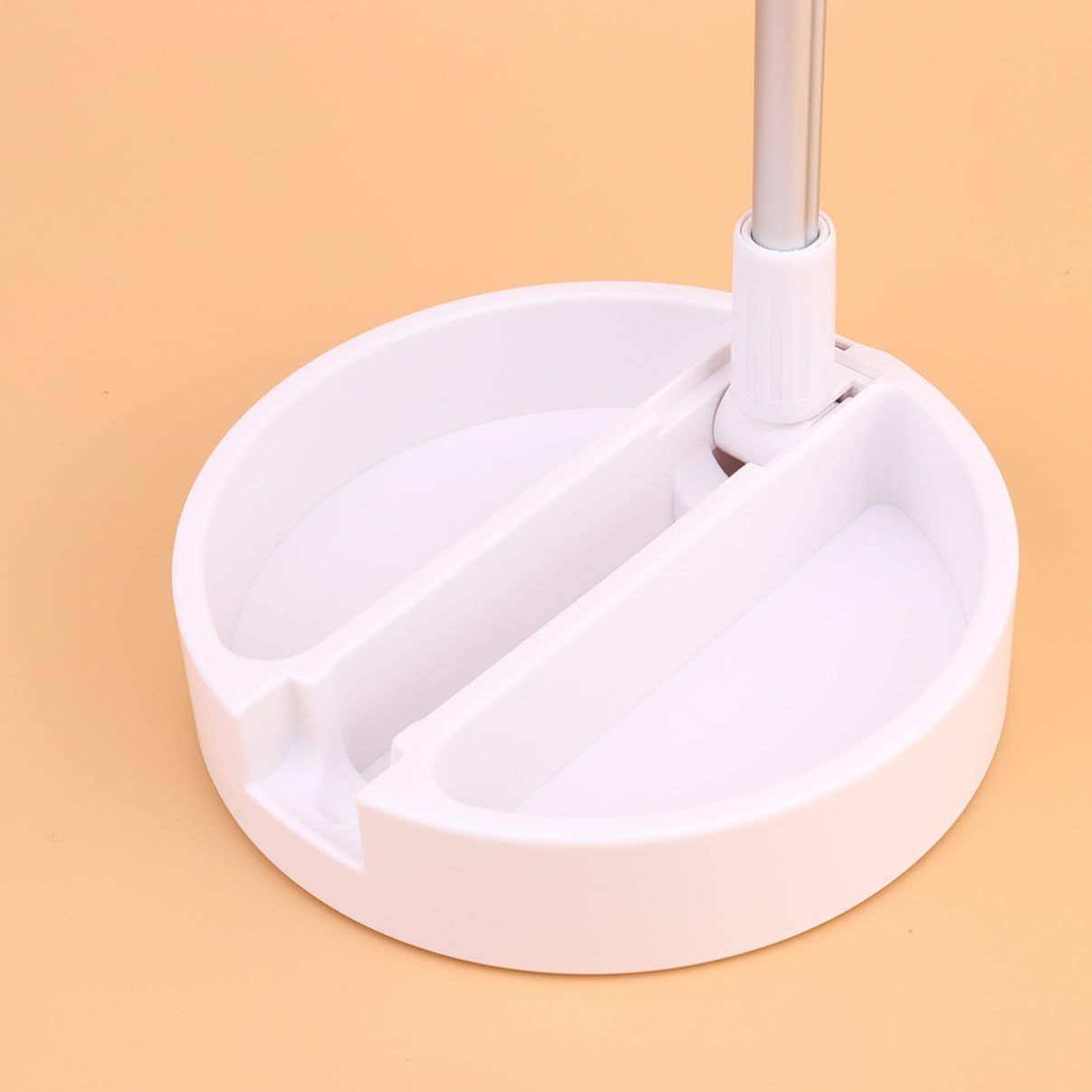 Lampada da Tavolo LED con Luce ad Anello per Selfie e Trucco Supporto Regolabile per Cellulare Multifunzione con Controllo Luminosità per Video Fotografia e Makeup