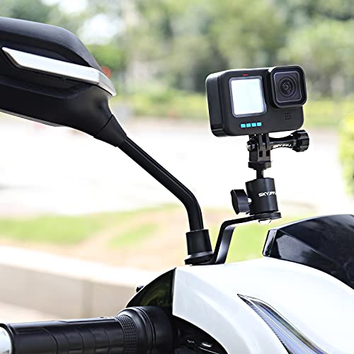Image of Motorcycle Sports Camera Holder Mount for Gopro Hero 13 12 11 10 9 8 DJI Osmo Insta360 AKASO and Other Action Camera