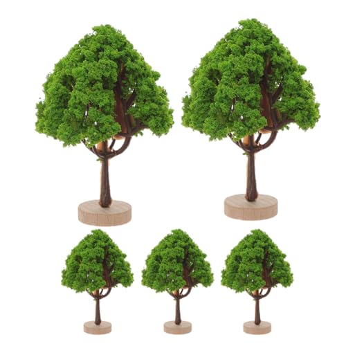 Paysage de Train miniature Feng Shui avec arbres artificiels pour table de sable