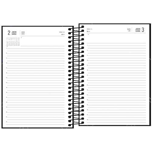 Agenda Executiva Espiral Diária 13 x 18,8 cm Spot 2022 - Estampa Cinza com verde - Tilibra