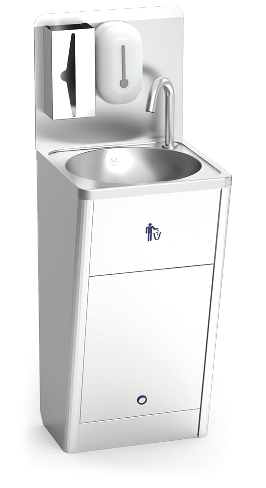 Lave-Mains INOX sur Pied intégral électronique