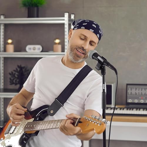 image for Pyle Universal Microphone Stand - Handheld Mic Compatible, Heavy Compa