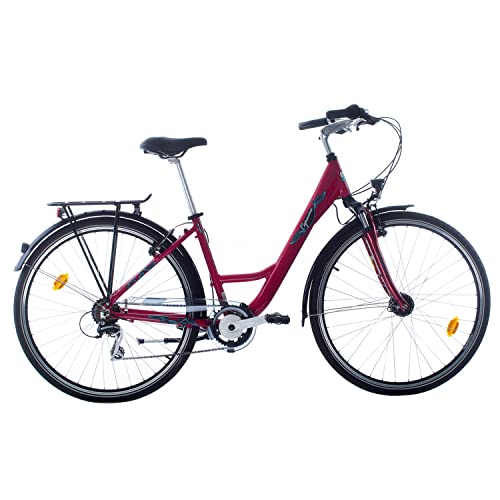BIKE SPORT LIVE ACTIVE Sprint Capucine Bicicleta para Mujeres Tamaño de Rueda 28" Tamaño del Marco 430 mm (Rojo) Cover