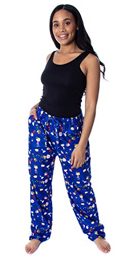 INTIMO Peanuts Men's Good Grief! Allover Character Pattern Loungewear Sleep Pajama Pants3