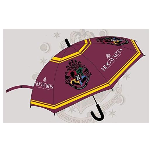 HARRY POTTER 48,5cm Paraguas Acampada y Senderismo Infantil, Juventud Unisex, Multicolor (Multicolor), Talla Única