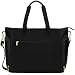 Breast Pump Bag Tote for Work with Staging Mat Sophisticated Design That Suits Workplace Thermally Lined Compartments Perfect Gift for New Moms (Titanium Black)