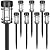 Mancra Solar Pathway Lights, 8 Pack LED Solar Lights Outdoor Waterproof, Glass Solar Garden Lights Landscape Lighting for Yard Lawn Walkway Driveway, 3000K