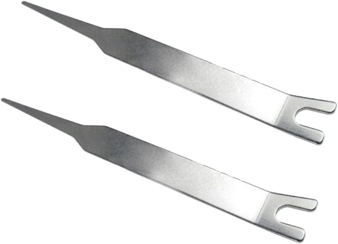 2Pcs Silver Great Performance TX X Clamp X-Clamp Removal Tool Replacement Compatible 360 With Removal For Tool Z5A1 Automotive Replacement and Sleeving Hoses Sleeving