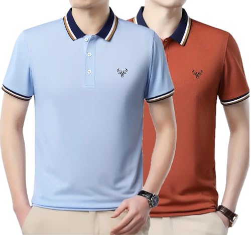 Image of Lymio Polo T Shirt for Men || T Shirt for Man || Collar T Shirt Style Men (Packs Also Available) (Polo-81-84)
