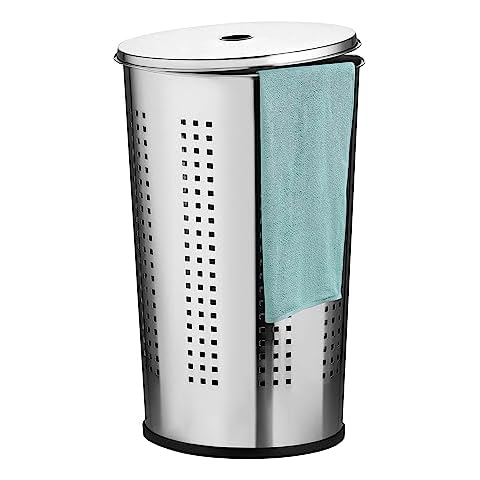 Ribelli Panier à Linge Chromé 50L Cover