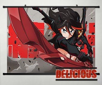 Home Decor Japanese Anime Kill la Kill Matoi Ryuko Poster Wall Scroll Sexy Cosplay 23.6x17.7 Inches -P129004001
