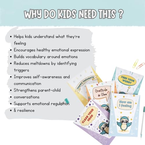 Image of Happy Thoughts A5 Positivity Pad for Kids, 40 Tear-Off Pages