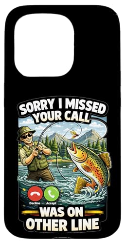 Sorry I Missed Your Call Fishing Joke Angler ���[���A �X�}�z�P�[�X iPhone 15 Pro �p