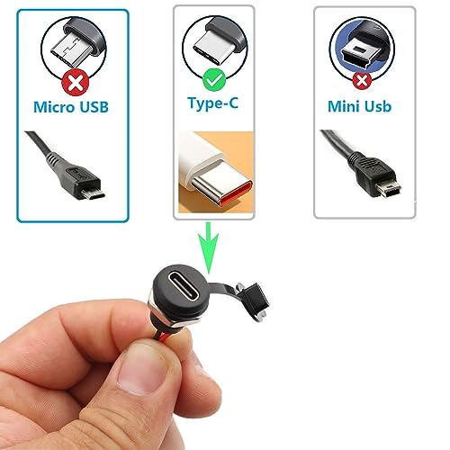 RUNCCI-YUN 10 Pz USB-C USB 3.1 tipo C femmina per