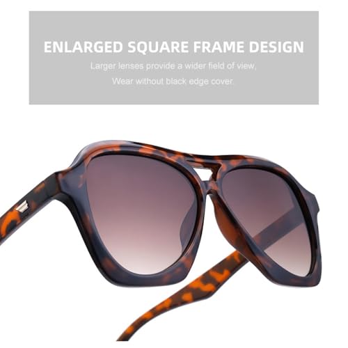 Oversized Sunglasses for Woman Big Frame Fashion Vintage Style for Man Uv4003