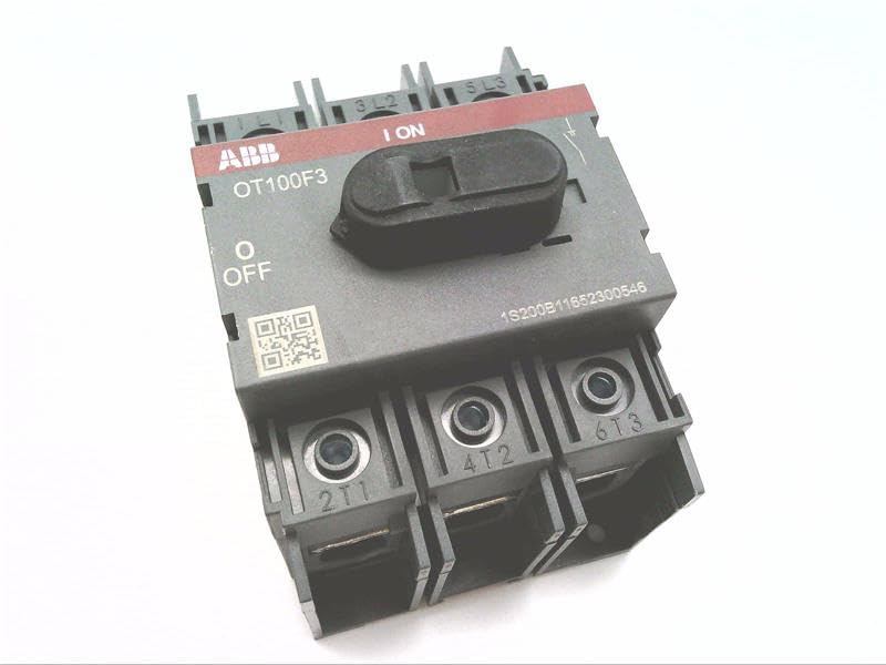 ABB OT100F3 Disconnect Switch, 600 VAC, 50 hp, 100 A, 3 Poles