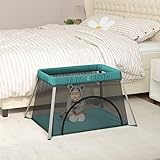 Lit de voyage 2 en 1 : le lit d'enfant offre un espace sûr pour que le bébé puisse dormir et se détendre, y compris un espace spacieux pour jouer.