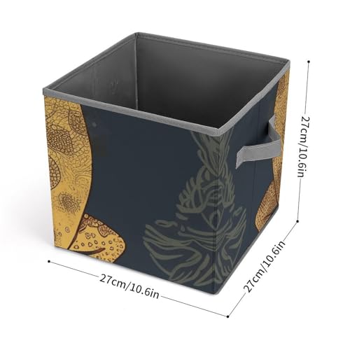 Cube de rangement pliable gecko pour armoires encombrées de vêtements