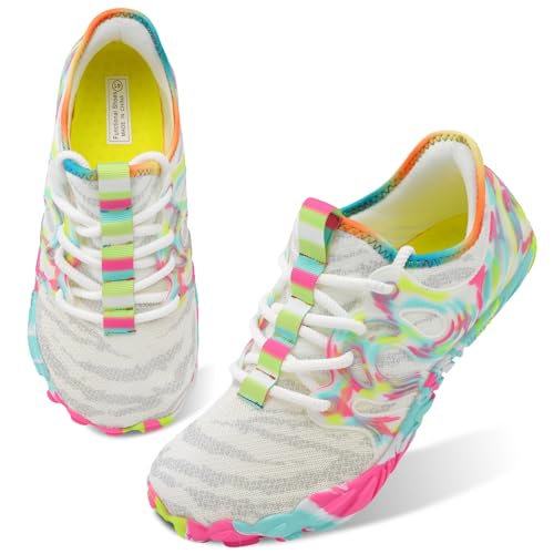 Scurtain Unisex Mens Womens Athletic Hiking Water Shoes Barefoot Aqua Shoes for Beach Swimming Hiking Boating Sailing - Image 3