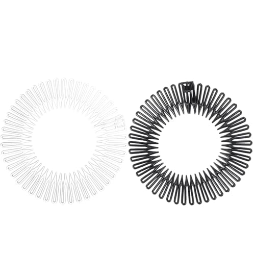 Serre-tête zigzag en plastique avec strass lot de 12 pièces