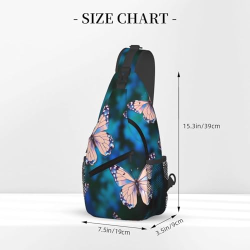 Bolso cruzado deportivo negro para hombre y mujer miniatura 3
