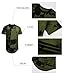 Keasmto Mens T Shirts Hip Hop Casual Stylish Cool Shirt Graphic Fashion Short Sleeve Novelty Tees T-Shirts Hipster Tops T-Green M