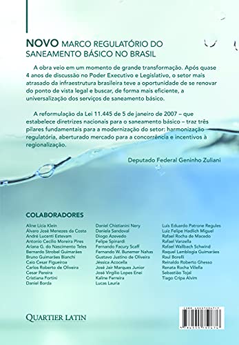 Novo Marco Regulatório do Saneamento Básico no Brasil - Volume 1
