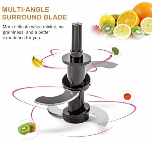 Image of Electric Vegetable Chopper 700ml | 350W Food Processor | 4 Stainless Steel Blades | One-Touch Onion, Garlic & Vegetable Cutter | Easy to Clean