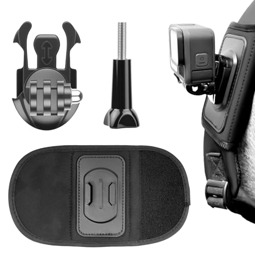 Fulushouxi 1 Set Bandoulière de Sac à Dos pour GoPro Accessoires, Support Harnais de Fixation pour DJI Osmo 360/Action, Insta360 X5 et Autres caméras...