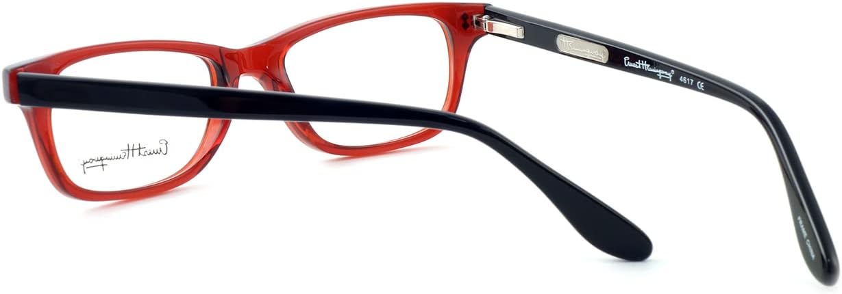 Ernest Hemingway Eyeglass Collection 4617S (Kids Size) in Red-Black ; Demo Lens