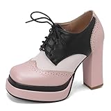 [CIERRE DE CORDONES RESISTENTE]——Los cordones ajustables ofrecen un ajuste seguro y realzan la estética vintage, manteniendo el pie estable durante horas.